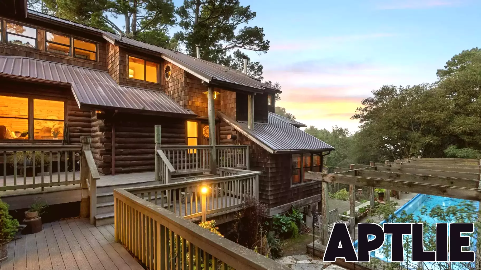 Unique Log Cabin in Oakland Hills Listed for $2.5 Million